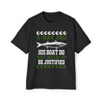 Fish & Slogan Graphic Tee-INNBLAC Fashion Apparel