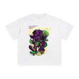 Funk City Cartoon Graphic Tee-INNBLAC Fashion Apparel