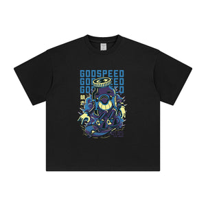 Godspeed Japanese Kanji Graphic Tee-INNBLAC Fashion Apparel