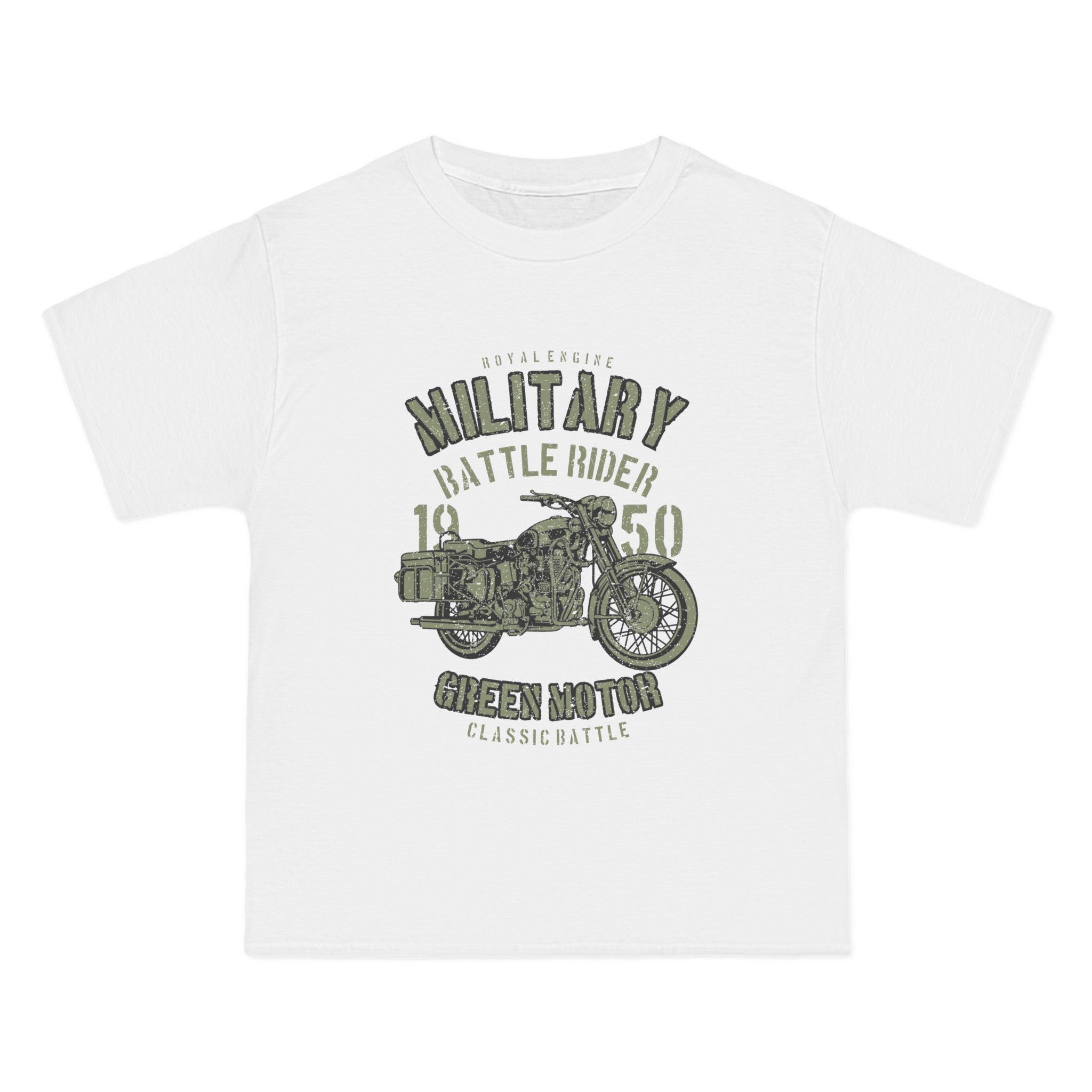 Green Military Ride Graphic Tee-INNBLAC Fashion Apparel