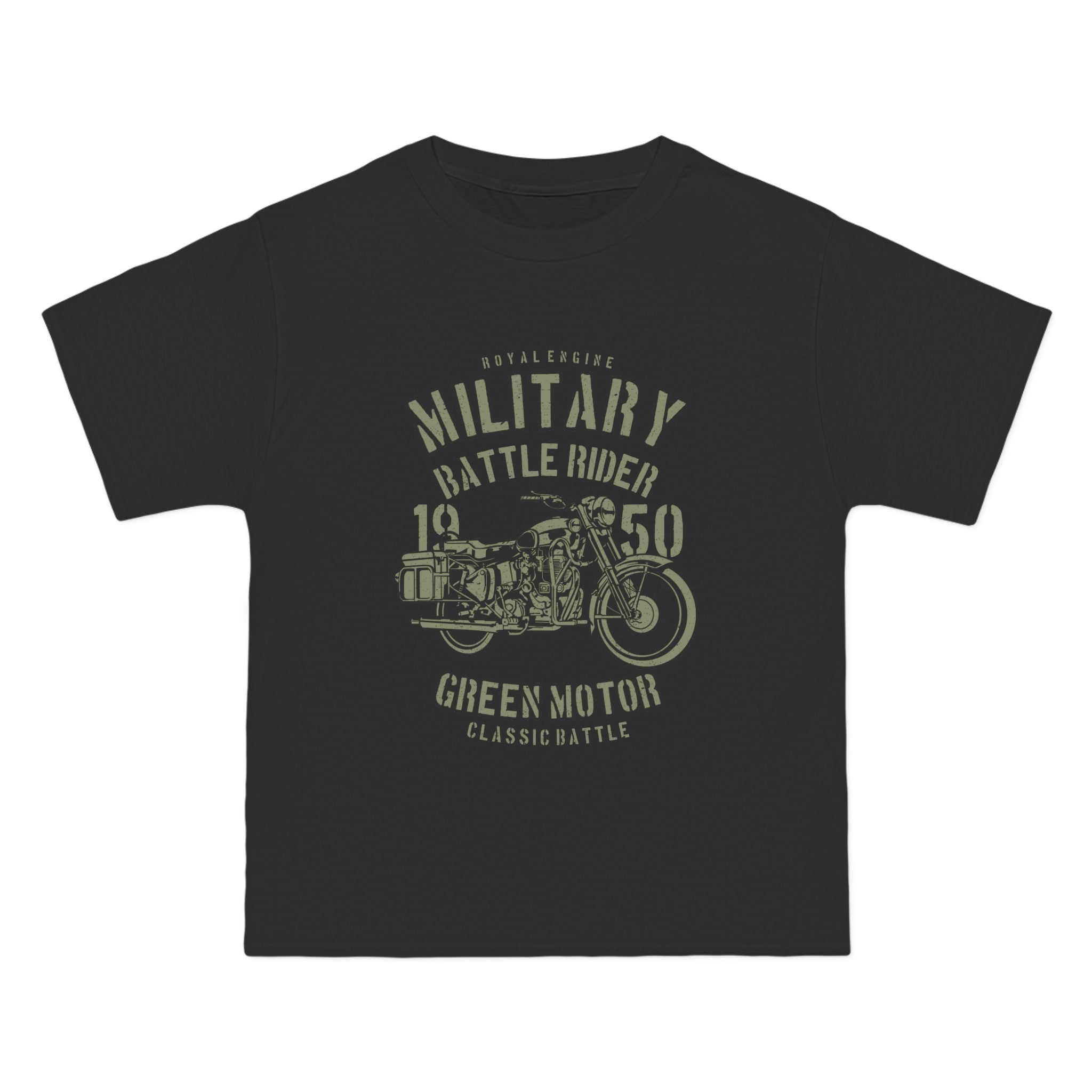 Green Military Ride Graphic Tee-INNBLAC Fashion Apparel