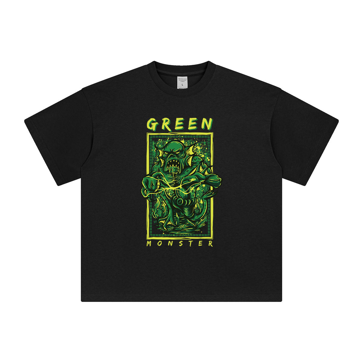 Green Monster Graphic T Shirt-INNBLAC Fashion Apparel