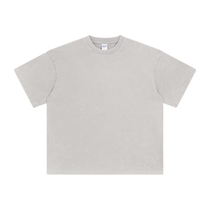 Heavyweight Stone Wash Faded Tee 9.5oz-INNBLAC Fashion Apparel