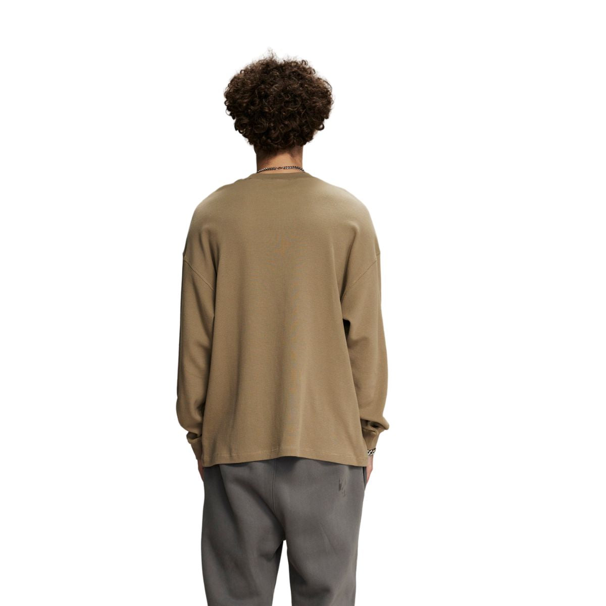 Heavyweight Waffle-knit Sweatshirt-INNBLAC Fashion Apparel