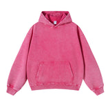 Heavyweight Washed Kangaroo Pocket Hoodie-INNBLAC Fashion Apparel