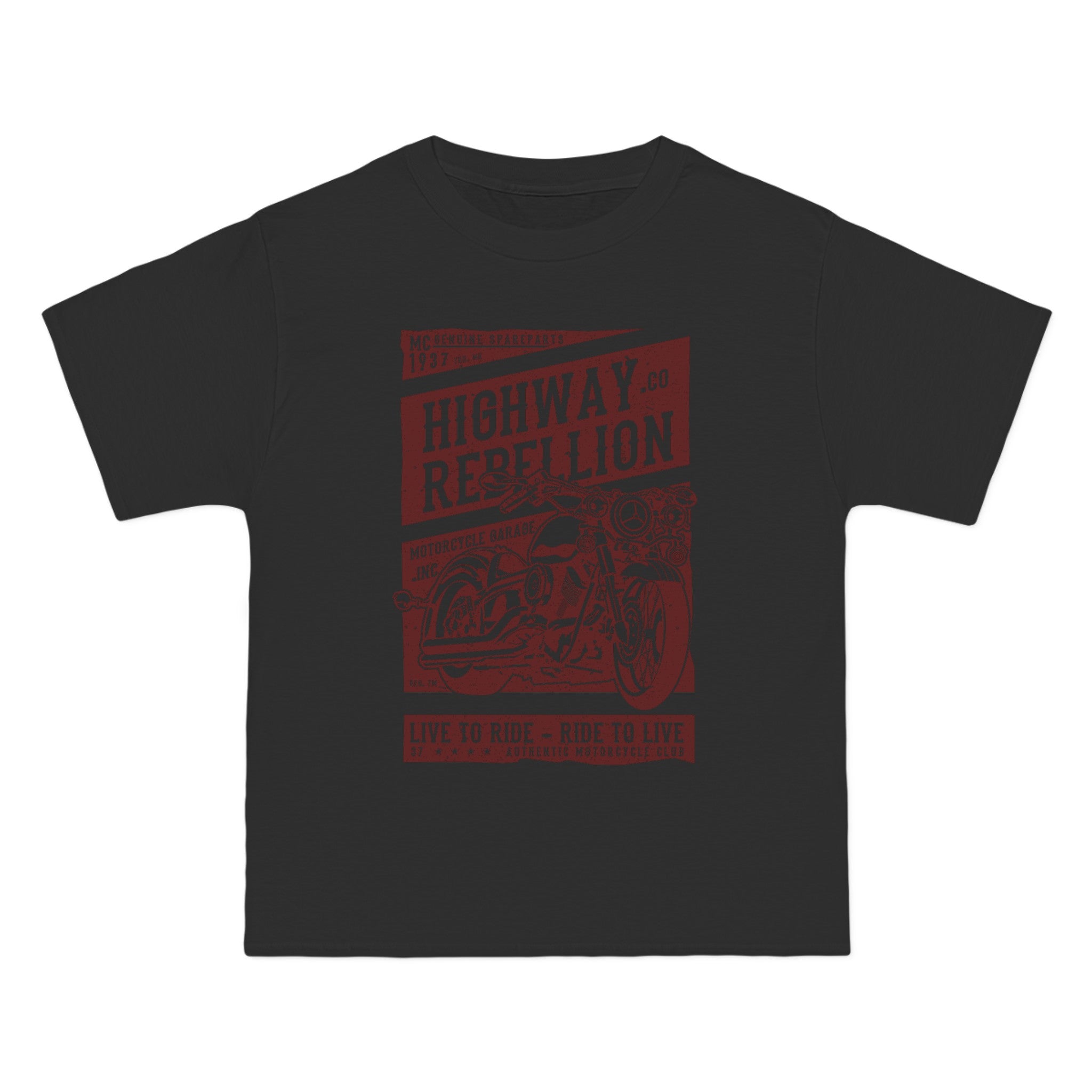 Highway Rebellion Retro Graphic Tee-INNBLAC Fashion Apparel