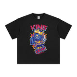 King Aesthetic Graphic T Shirt-INNBLAC Fashion Apparel