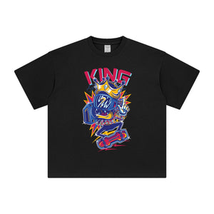 King Aesthetic Graphic T Shirt-INNBLAC Fashion Apparel