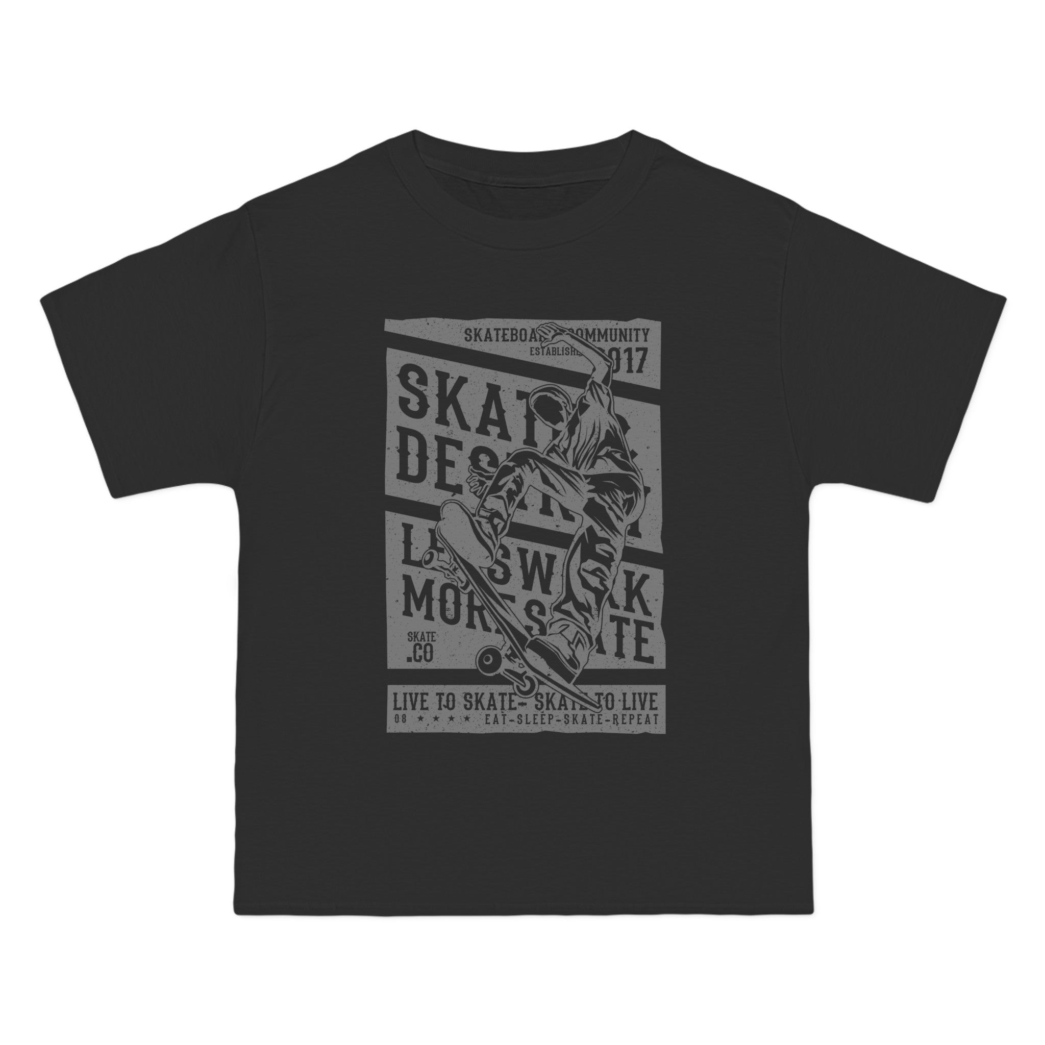 Live To Skate Graphic Tee-INNBLAC Fashion Apparel