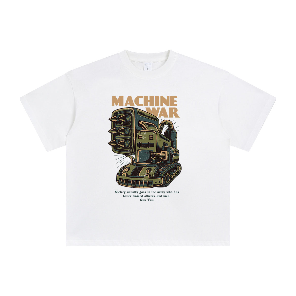 Machine War Graphic T Shirt-INNBLAC Fashion Apparel