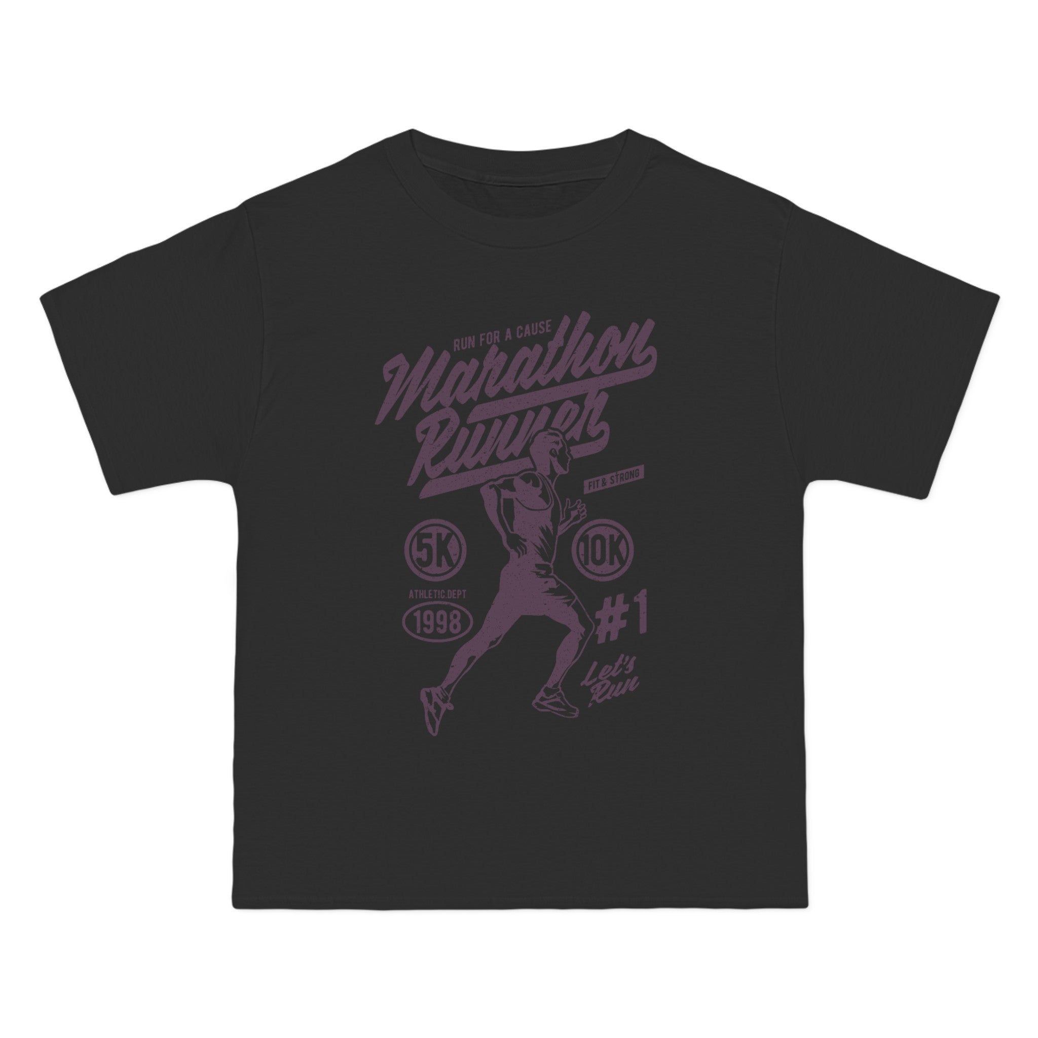 Marathon Runner Retro Graphic Tee-INNBLAC Fashion Apparel