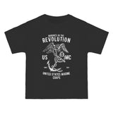 Marines Revolution Retro Graphic Tee-INNBLAC Fashion Apparel