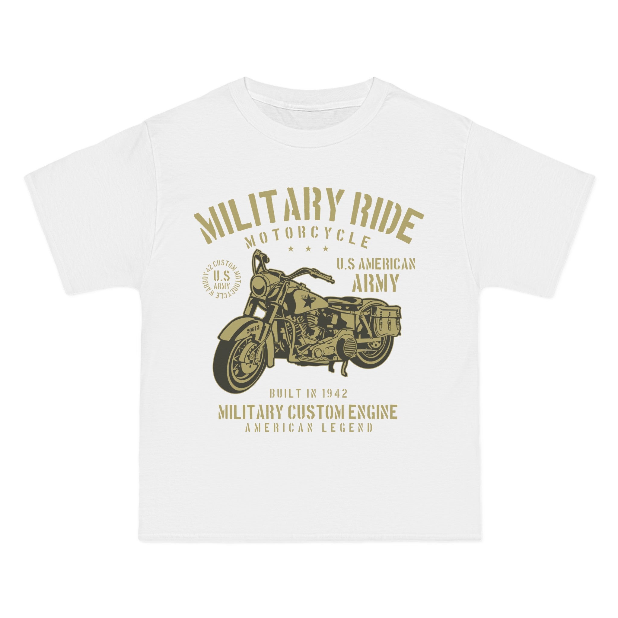 Military Ride Retro Graphic Tee-INNBLAC Fashion Apparel