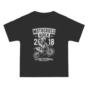 Motocross Rider Retro Graphic Tee-INNBLAC Fashion Apparel