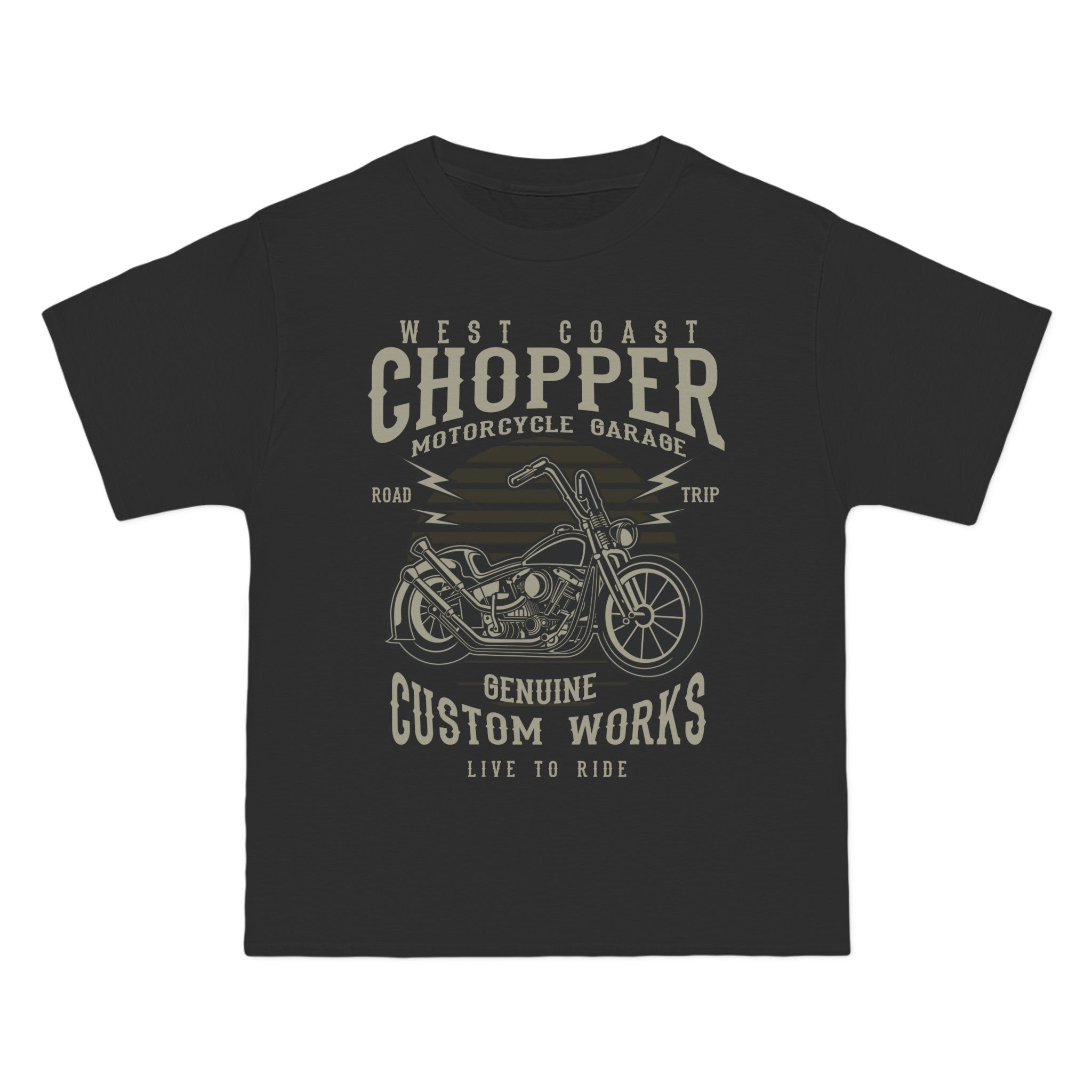 Motorcycle Retro Graphic Tee-INNBLAC Fashion Apparel