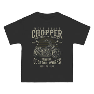 Motorcycle Retro Graphic Tee-INNBLAC Fashion Apparel