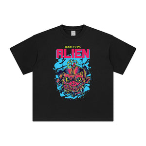 Outstanding Aesthetic Alien Punk Tee-INNBLAC Fashion Apparel