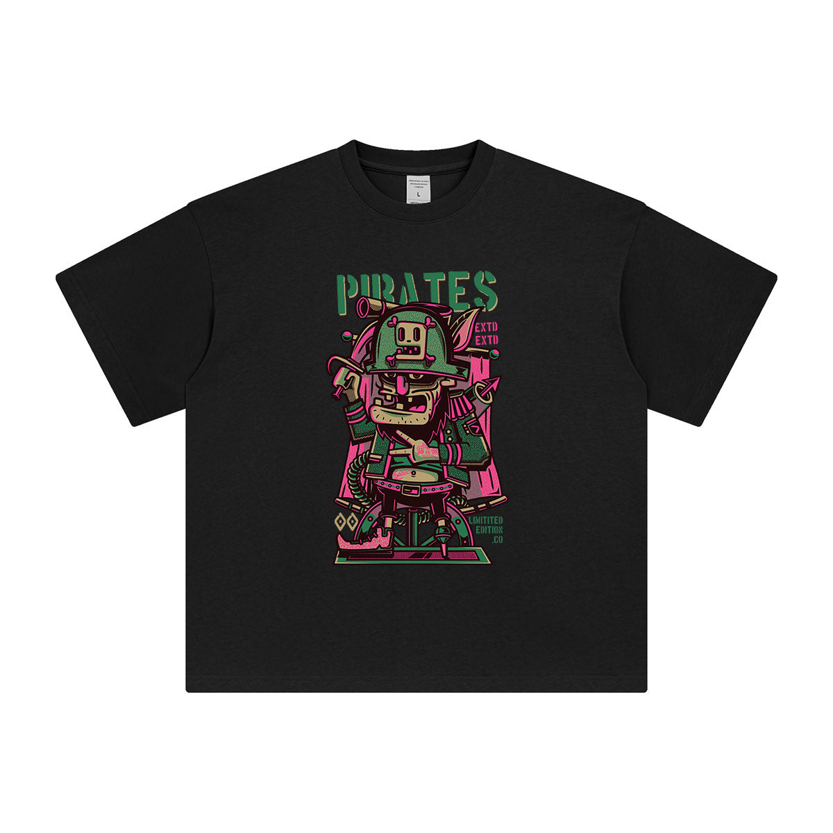 Pirates Aesthetic Graphic T Shirt-INNBLAC Fashion Apparel