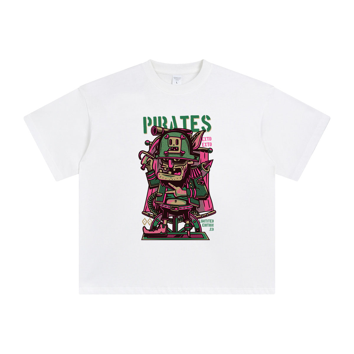 Pirates Aesthetic Graphic T Shirt-INNBLAC Fashion Apparel