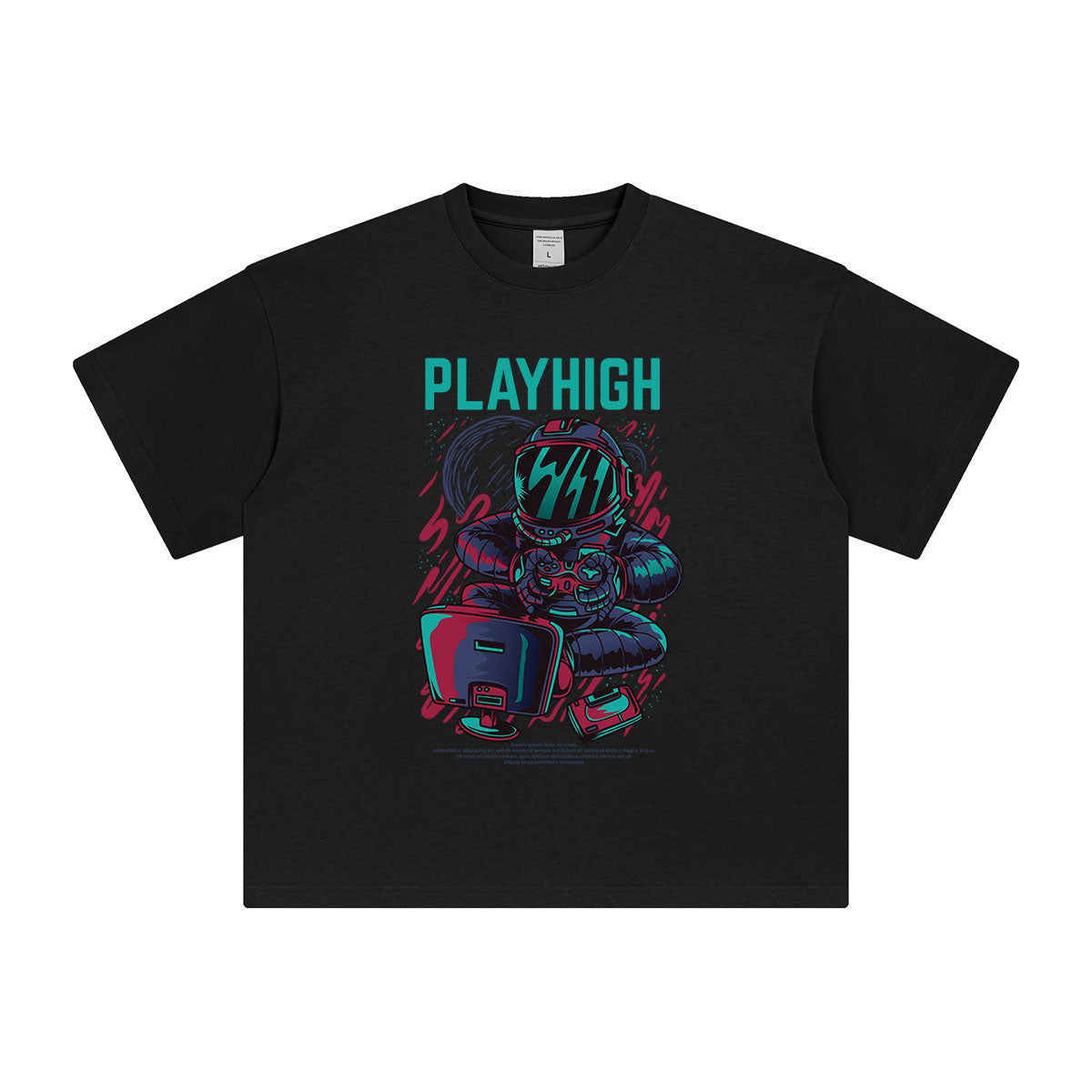 Playhigh Aesthetic Graphic T Shirt-INNBLAC Fashion Apparel