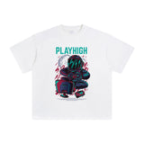 Playhigh Aesthetic Graphic T Shirt-INNBLAC Fashion Apparel