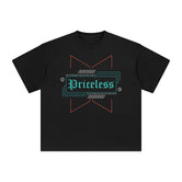 Priceless Abstract Graphic Tee-INNBLAC Fashion Apparel