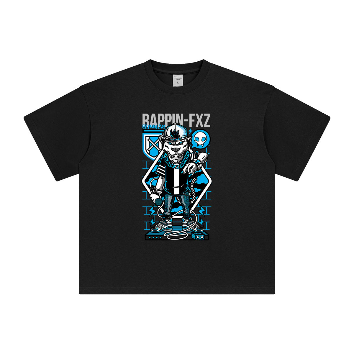 Rappin FXZ Monster Graphic Tee-INNBLAC Fashion Apparel