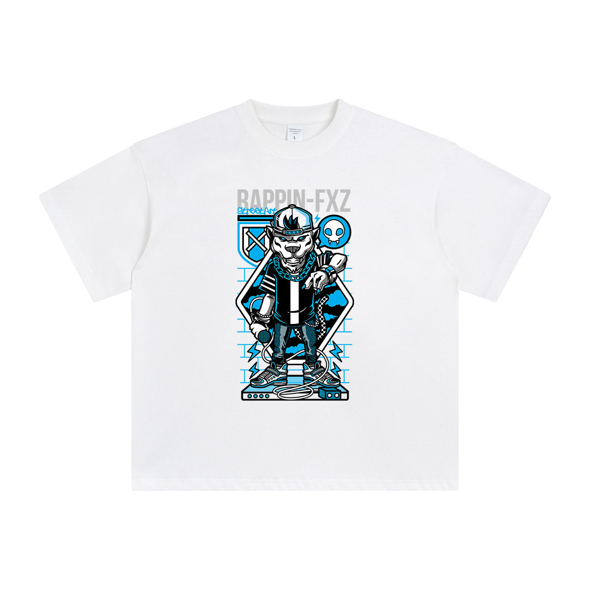 Rappin FXZ Monster Graphic Tee-INNBLAC Fashion Apparel