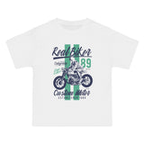 Real Biker Retro Graphic Tee-INNBLAC Fashion Apparel