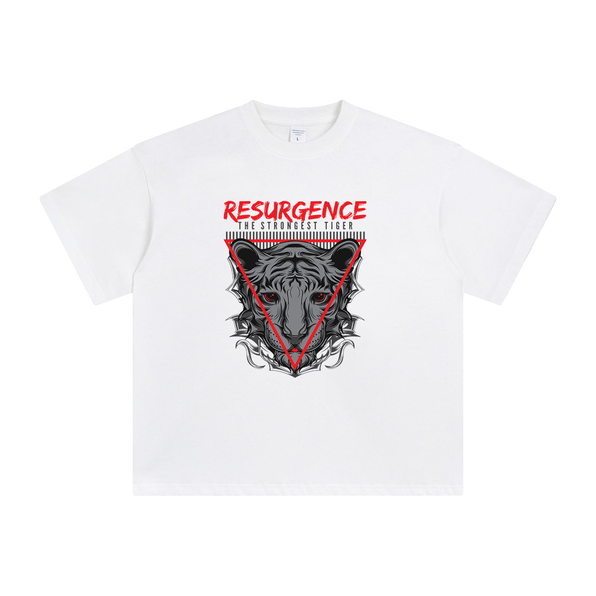 Resurgence Tiger Graphic T Shirt-INNBLAC Fashion Apparel