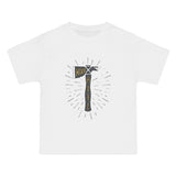 Retro Cartoon Axe Graphic Tee-INNBLAC Fashion Apparel