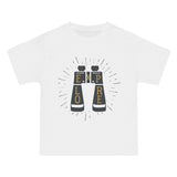 Retro Cartoon Telescope Graphic Tee-INNBLAC Fashion Apparel