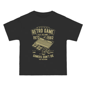 Retro Game Graphic T Shirt-INNBLAC Fashion Apparel