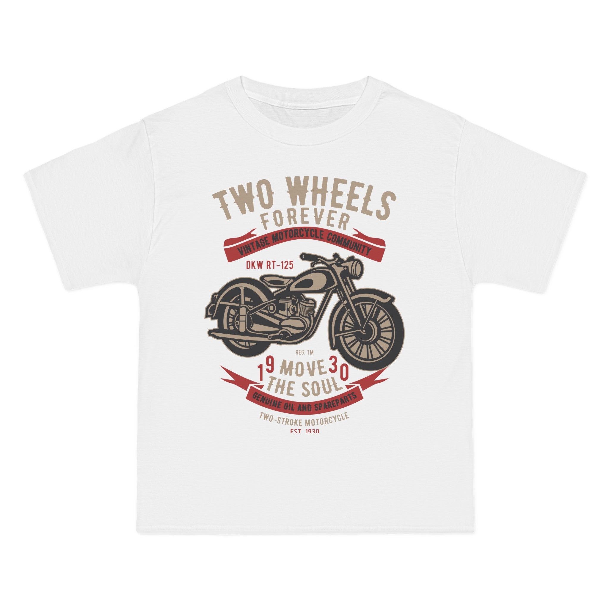 Retro Motorcycle Graphic Tee-INNBLAC Fashion Apparel