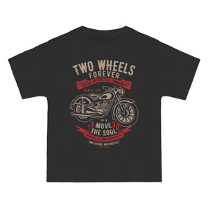 Retro Motorcycle Graphic Tee-INNBLAC Fashion Apparel