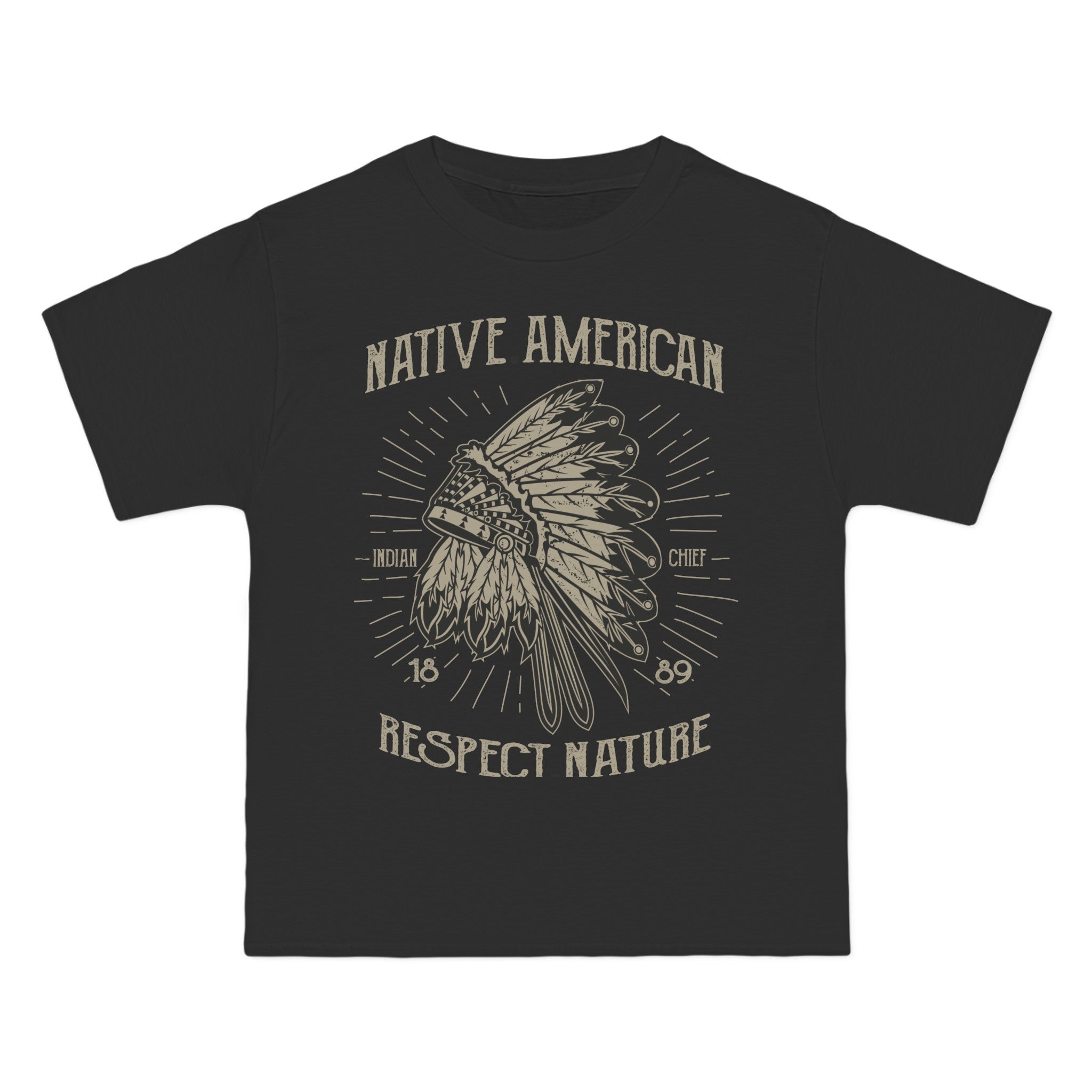 Retro Native American Graphic Tee-INNBLAC Fashion Apparel