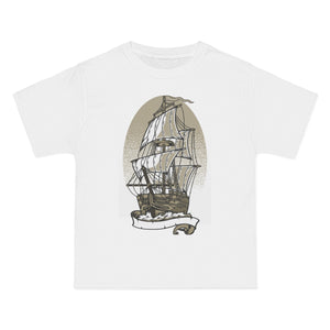 Retro Ship Graphic T Shirt-INNBLAC Fashion Apparel