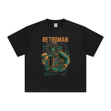 Retroman Aesthetic Graphic T Shirt-INNBLAC Fashion Apparel