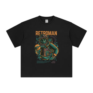 Retroman Aesthetic Graphic T Shirt-INNBLAC Fashion Apparel