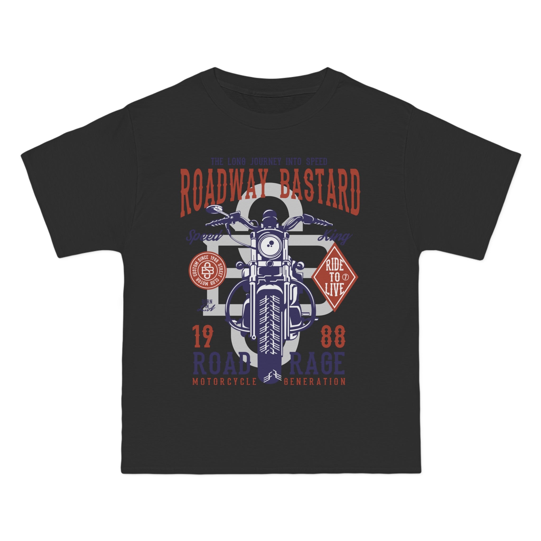 Roadway Bastard Graphic Tee-INNBLAC Fashion Apparel