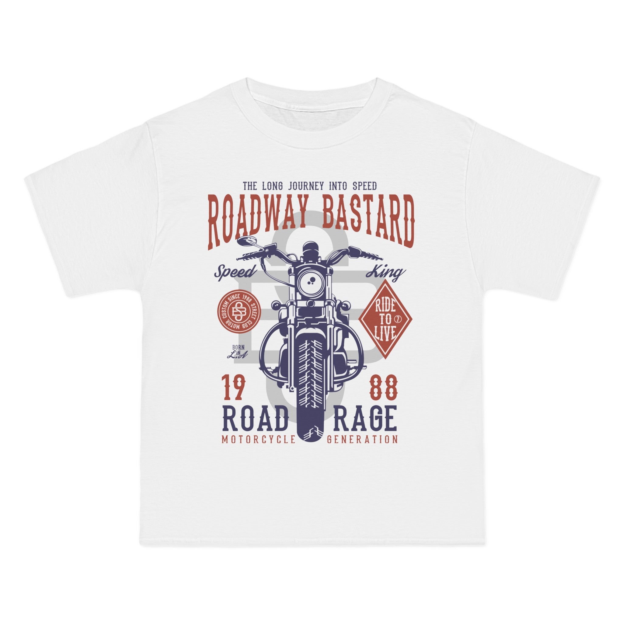 Roadway Bastard Graphic Tee-INNBLAC Fashion Apparel