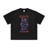 Robo Boxing Graphic Tee-INNBLAC Fashion Apparel