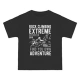 Rock Climbing Retro Graphic Tee-INNBLAC Fashion Apparel