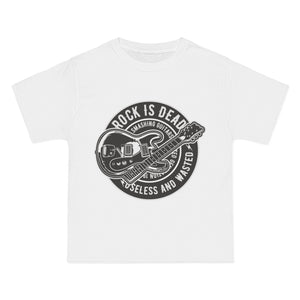 Rock ls Dead Guitar Graphic Tee-INNBLAC Fashion Apparel