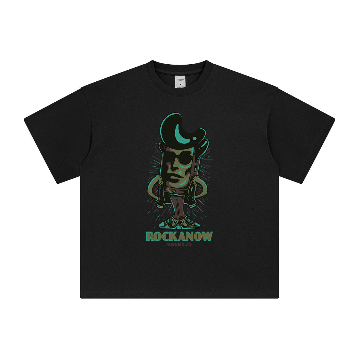 Rockanow Punk Graphic T Shirt-INNBLAC Fashion Apparel