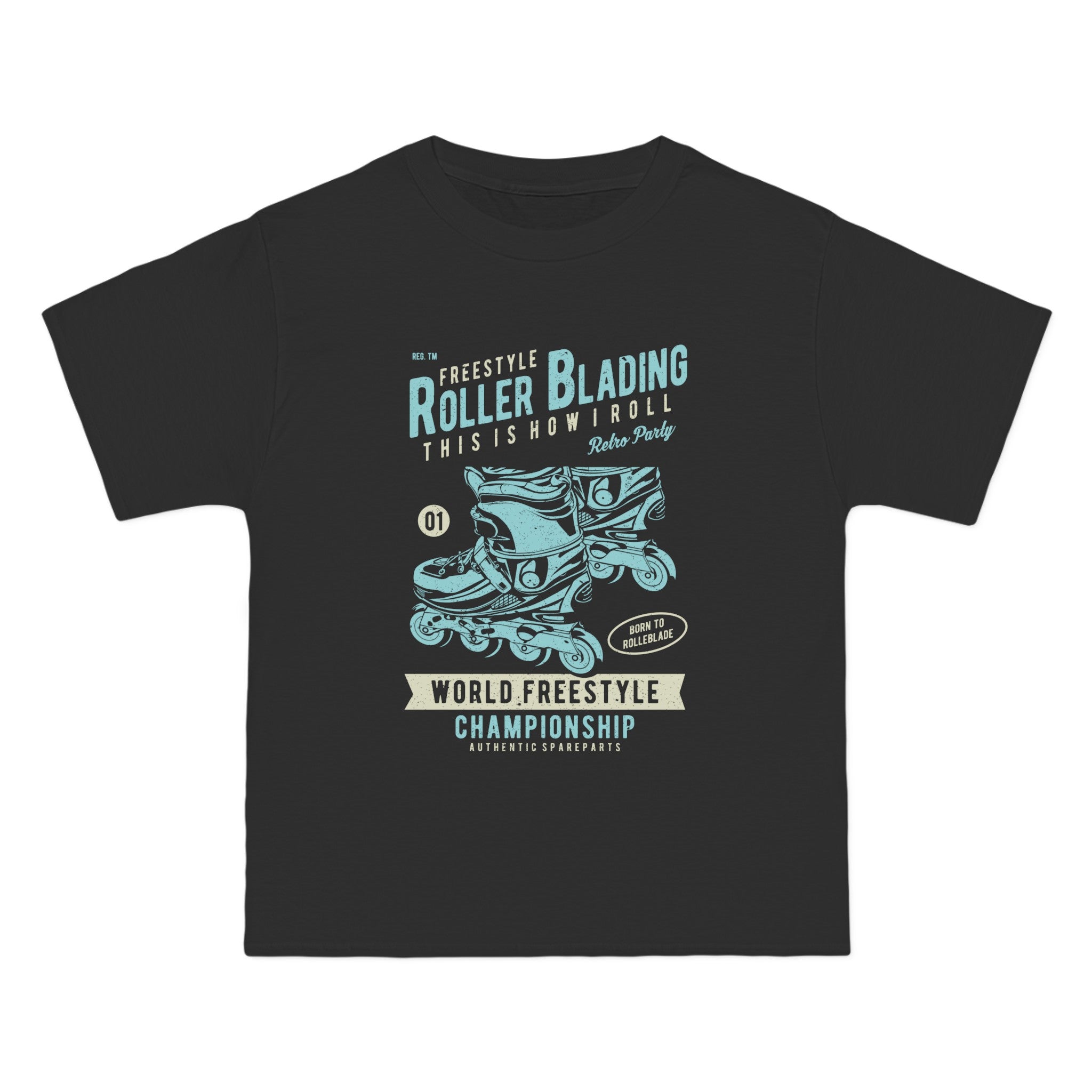 Roller Blading Retro Graphic Tee-INNBLAC Fashion Apparel