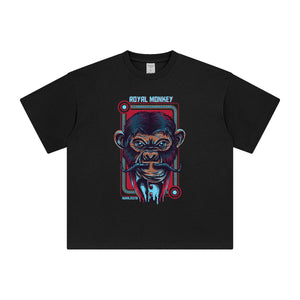 Royal Monkey Punk Graphic Tee-INNBLAC Fashion Apparel