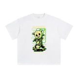 SLASHING Pig Mask Graphic Tee-INNBLAC Fashion Apparel