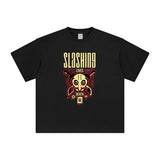 SLASHING Punk Graphic T Shirt-INNBLAC Fashion Apparel