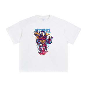 STAND Streetwear Graphic T Shirt-INNBLAC Fashion Apparel